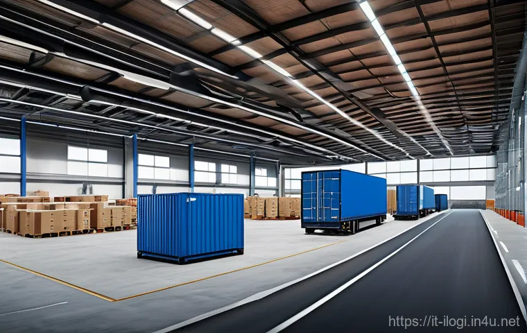 국제물류사로서의 장단점 - **Prompt:** A dynamic, high-tech logistics hub in Italy, showcasing the future of "Logistics