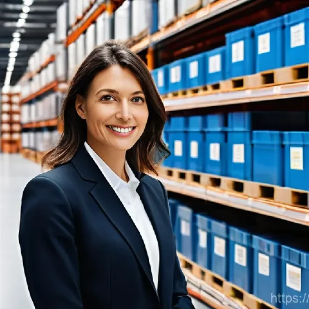 국제물류사 연봉 실태와 평균 비교 - **Prompt:** A dynamic, professional Italian Logistics Manager, a woman in her late 30s with a confid...